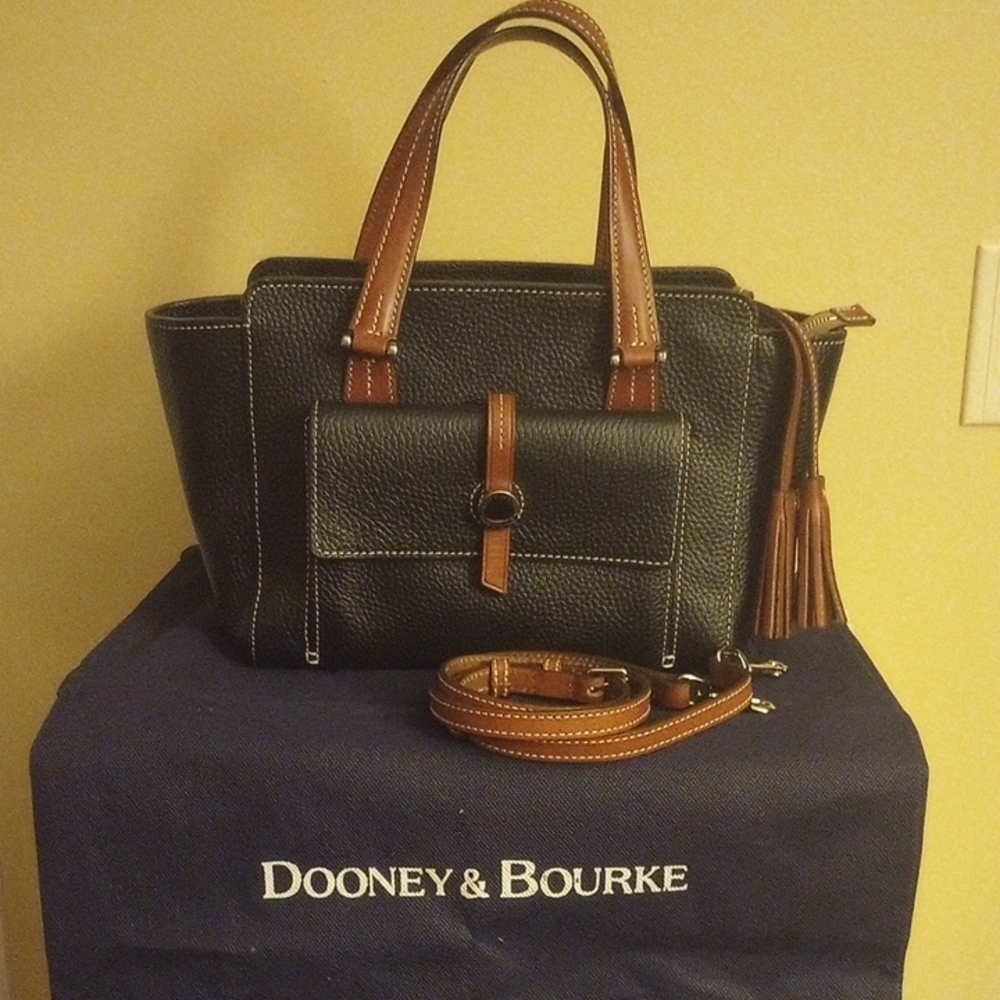 Dooney & Bourke Black and Brown Women's Bag